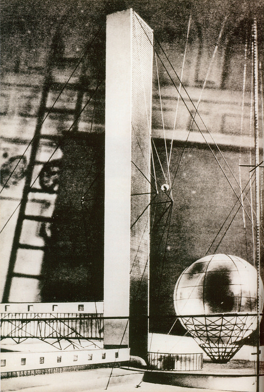 Ivan Leonidov, model for the Lenin Institute, Moscow, 1927