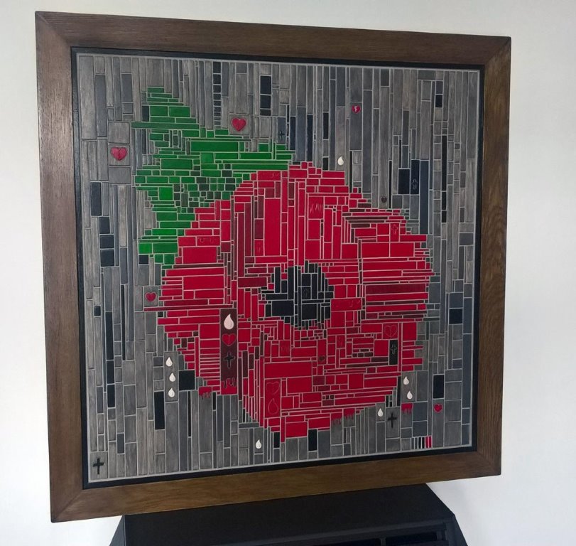 DB5 17 FRAMED AND READY FOR THE GALLERY