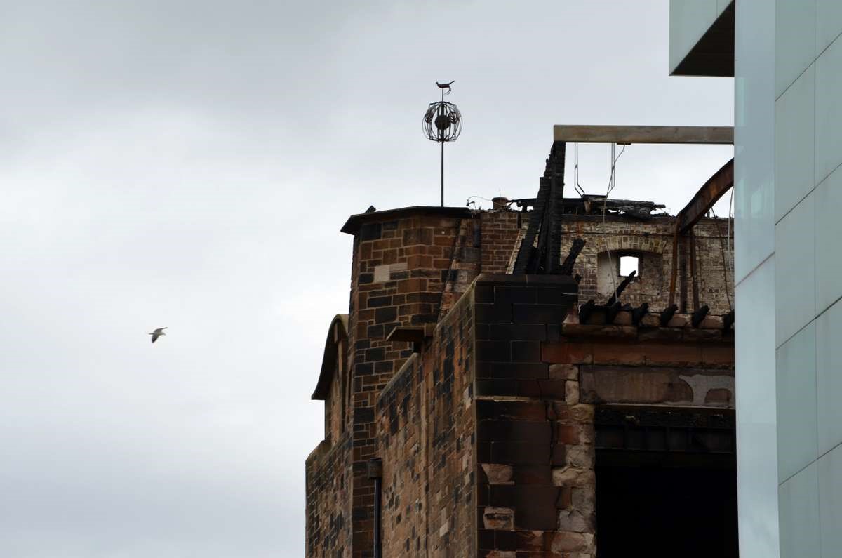 Glasgow School of Art Its finial intact