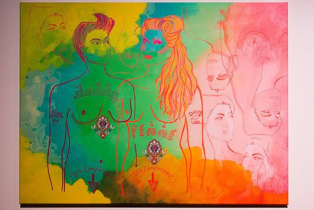 2 Alpha Beta Burqua by Parisa Parnian titled It is Complicated