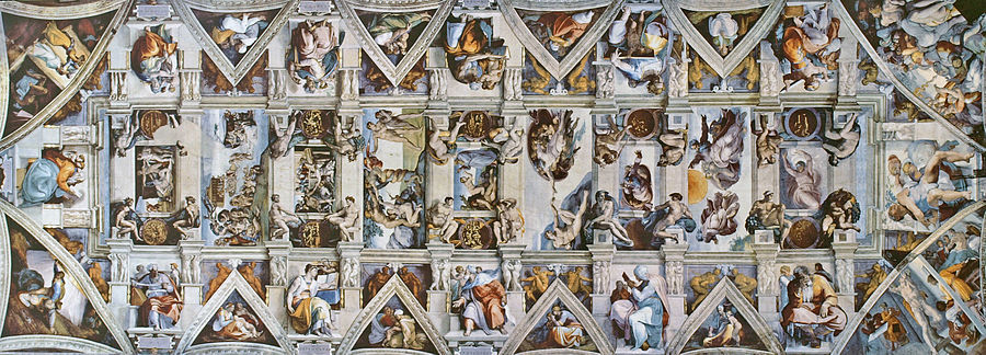 900px CAPPELLA SISTINA Ceiling