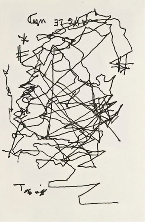 JA borges self portrait blind