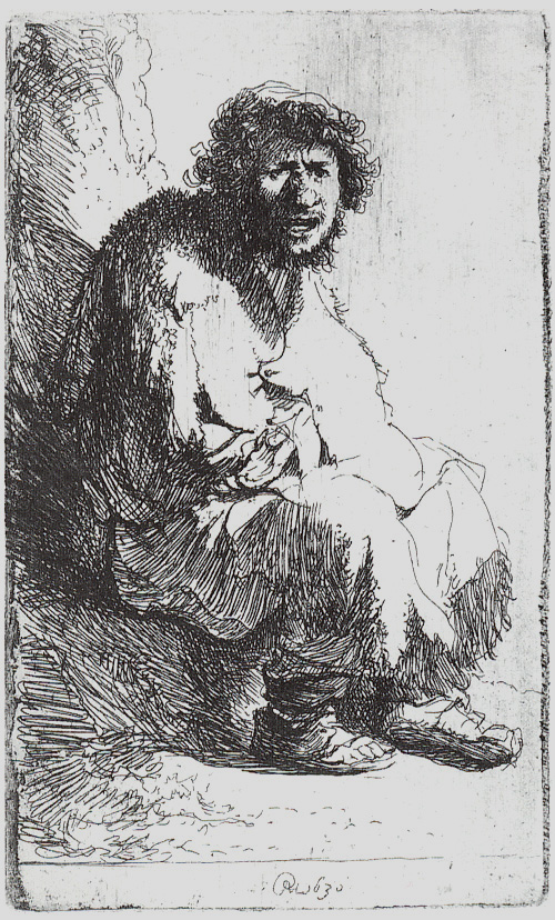 REMBRANDT slf prtrt beggar2